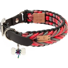 Redzill Flamingo Paracord Köpek Boyun Tasması Medium 34-40 cm
