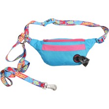 Pawlook Handsfree Mavi Çantalı Köpek Gezdirme Kayışı