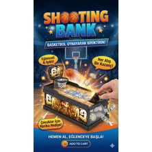 Şımartan Eğlenceli Basket Atmalı Basketbol Kumbara
