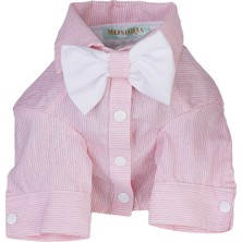 Moshiqa Splash Berry Pembe Kedi Gömleği