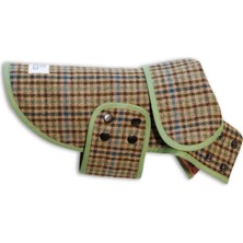 Mind The Mod Scotch Pulse Woodland Yeşil Kahverengi Köpek Ceketi