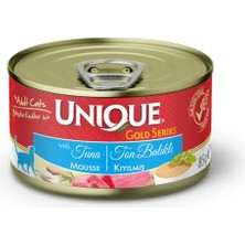 Unıque Unique Gold Series Ton Balıklı Konserve Yaş Kedi Maması 85 gr X12 Adet
