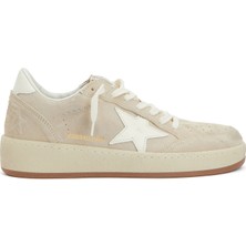 Golden Goose Ball Star Bej Kadın Deri Sneaker
