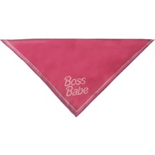 Moshiqa Boss Babe Pembe Köpek Bandana