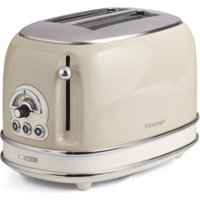Ariete Vintage 0155/13 Bej 2 Dilim Ekmek Kızartma Makinesi