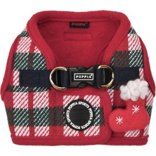 Puppia Festive Harness Red Köpek Göğüs Tasması