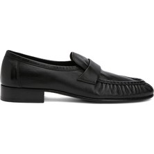 The Row Siyah Kadın Deri Loafer