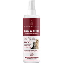 Kahu Naturals Paw & Coat %100 Doğal Kedi ve Köpek Vücut ve Pati Temizleme Spreyi 250 ml