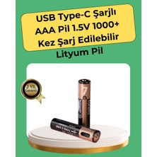 Die Grup Aaa Boyutunda USB Şarjlı Pil – Kompakt Tasarım, Geniş Uyumluluk