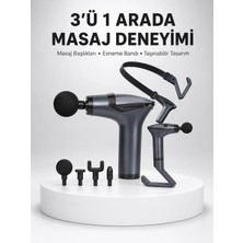 Tios Shop Krm Titreşimli Şarjlı Masaj Aleti 3in1 Fonksiyonel Çok Amaçlı Model Yeni Nesil Krm