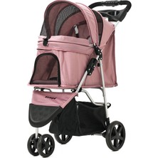 Zampa Triboro Pembe Kedi ve Köpek Taşıma Arabası