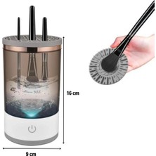 Eco Lounge USB Şarjlı Makyaj Fırçası Temizleyici Aparat Hızlı Kurutmalı, Çok Yönlü Fırça Temizleyici