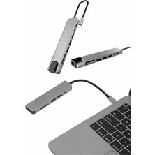 Eco Lounge Çevirici Dönüştürücü Adaptör Macbook 3 In 1 Type-C To Hdmı USB 3.0