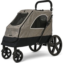 Zampa Stroll Gri Kedi ve Köpek Taşıma Arabası