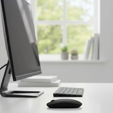 Eco Lounge Siyah Renkli Ergonomik Sessiz Kablosuz Mouse – USB Alıcılı, Ofis ve Oyun Için Konforlu Bilgisayar Faresi MS6310