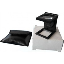 Aslanoğlu Store 25X25 mm Full Çelik Kaplı Katlamalı Büyüteç TH9005B