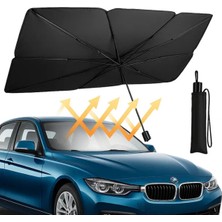 Eco Lounge Katlanabilir Araba Ön Cam Güneşlik Şemsiye 140X79 cm Uv Koruyucu Oto Gölgelik 1 Adet