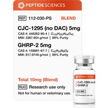Peptide Sciences CJC-1295 (No Dac), Ghrp-2 10MG (Blend)