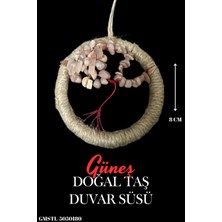 Empressco Sertifikalı Güneş Doğal Taş El Yapımı Duvar Süsü & Araba Süsü & Kapı Süsü