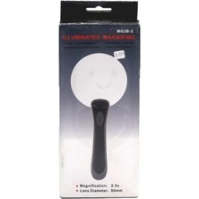 Aslanoğlu Store 2 LED Işıklı 2.5X90MM Okuma Büyüteç