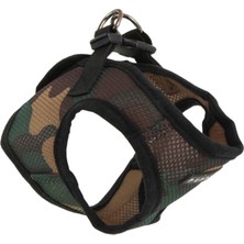 Puppia Soft Vest Kamuflaj Desenli Köpek Göğüs Tasması