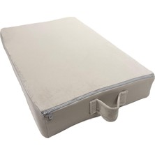 Açık Gri Softshell Küçük Irk Köpek Yatağı