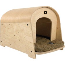 Mamatoyz Nook Large Ahşap Kapalı Köpek Kulübesi