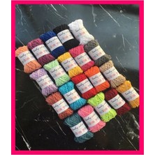 Empressco 20 Renk Punch Panç Ipi Ip Cotton Punch Nakışı Kiti Ip Seti Punch Ipi Hobi Örgü Ipi
