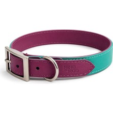 Mind The Mod Purple Cloud Atlas Mor Deri Köpek Boyun Tasması