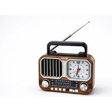 Vaelmont Vintage Saatli Bluetooth Radyo ile Retro Müzik Deneyimi Nostaljik Radyo