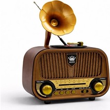 Vaelmont Kablosuz Radyo Hoparlör ile Pratik Müzik Dinleme Deneyimi Nostaljik Radyo