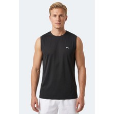 Slazenger Herofıt Erkek Kolsuz Siyah Atlet