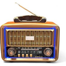 Vaelmont Güneş Enerjili Radyo ve Mp3 Çalar, USB ve Sd Kart Girişli Nostalgik Tasarım Nostaljik Radyo