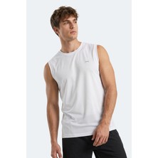 Slazenger Herofıt Erkek Kolsuz Beyaz Atlet