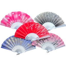 Aesco Plastik Kumaş Yelpaze 12 Li Karışık OB-049