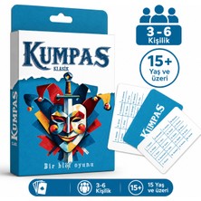 LUXMON Kumpas Klasik Eğlenceli Blöf Kart Oyunu 3 -6 Oyuncu