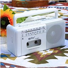 Vaelmont Portatif Kaset ve Fm Radyo ile Kablosuz Müzik Keyfi Nostaljik Radyo