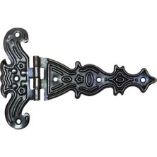 Aesco Antik Bakır 100 Adet Tek Kuyruk Menteşe Büyük 103X68 mm - Dekoratif Sac Çeliği Kutu, Küçük Kapı, Mutfak, Dolap Menteşesi