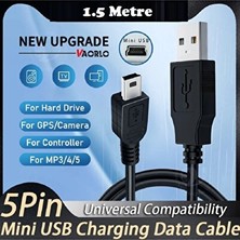 Vaelmont Mini USB To USB 1.5 Metre Veri ve Şarj Kablosu Kablo & Adaptör