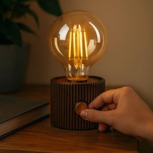 Veraura Lifestyle Şarjlı Dekoratif Masa Lambası - Kademesiz Dimmer - Type-C Bağlantılı