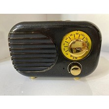 Vaelmont Ahşap Tasarımlı Nostaljik Bluetooth Hoparlör, 3 Bant Radyo ve Vintage Stil Nostaljik Radyo