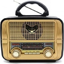 Vaelmont Nostaljik Tasarımlı Bluetooth Radyo ve Hoparlör - Çok Fonksiyonlu Ses Cihaz Nostaljik Radyo