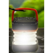 Eco Lounge LED Lamba Kamp Lambası Hafif Taşınabilir Şarj Süreli Akordeon El Fenerli