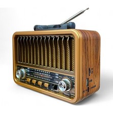 Vaelmont Nostaljik Tasarımlı Bluetooth Radyo - Şık ve Kullanışlı Retro Müzik Dinleme Nostaljik Radyo
