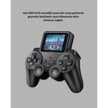 Eco Lounge 520 Oyunlu Atari S10 El Konsolu – Retro Tasarım, Şarjlı ve Taşınabilir Oyun Deneyimi
