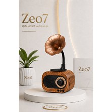 Vaelmont Gramofon Tasarımlı Mini Radyo ve Bluetooth Hoparlör ile Şık Müzik Deneyimi Nostaljik Radyo
