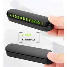 Eco Lounge Araç Içi Numaratör Numaralık Torpido Üstü Açılır Kapanır Telefon Numarası Bırakma