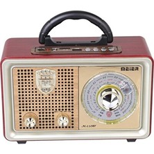 Vaelmont Bluetooth ve Fm Radyo Özelliğiyle Ahşap Görünümlü Retro Hoparlör Nostaljik Radyo