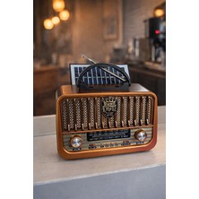 Vaelmont Dış Mekanlara Uygun Nostaljik Radyo, Bluetooth ve Çoklu Bağlantı Seçenekler
