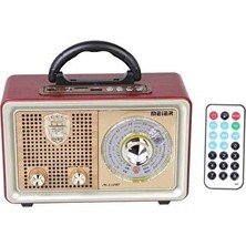 Vaelmont Usb, Sd ve Mp3 Çalar Özellikli Nostaljik Radyo, Taşınabilir ve Kullanışlı